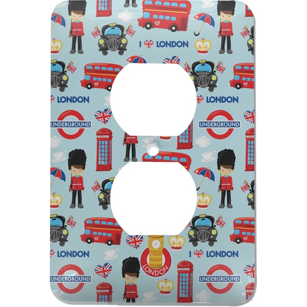 Custom London Electric Outlet Plate