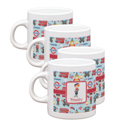 London Single Shot Espresso Cups - Set of 4 (Personalized)