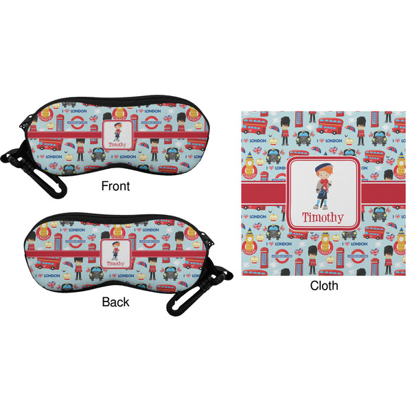 London Eyeglass Case & Cloth (Approval)
