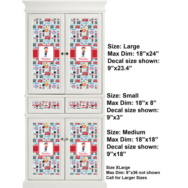 London Full Cabinet (Show Sizes)