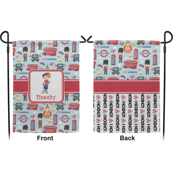 London Garden Flag - Double Sided Front and Back