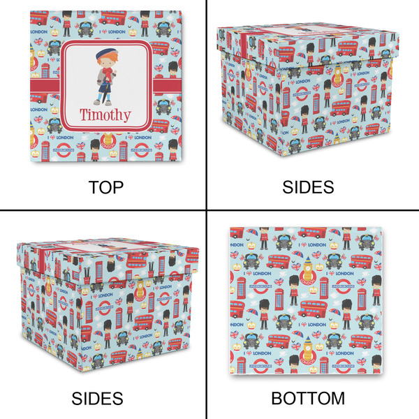 London Gift Boxes with Lid - Canvas Wrapped - Medium - Approval