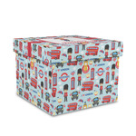 London Gift Box with Lid - Canvas Wrapped - Medium (Personalized)
