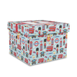London Gift Box with Lid - Canvas Wrapped - Medium (Personalized)