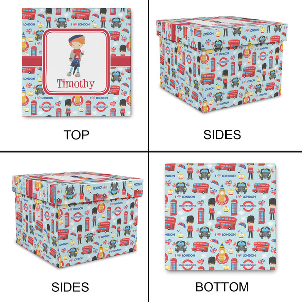London Gift Boxes with Lid - Canvas Wrapped - XX-Large - Approval
