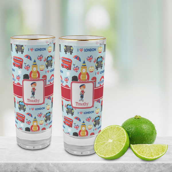 London Glass Shot Glass - 2 oz - LIFESTYLE
