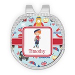 London Golf Ball Marker - Hat Clip - Silver