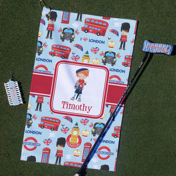 Custom London Golf Towel Gift Set (Personalized)
