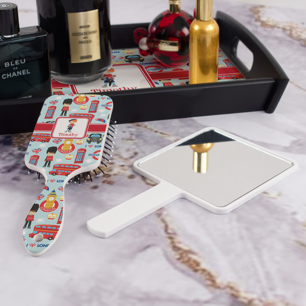 London Hair Brush - With Hand Mirror
