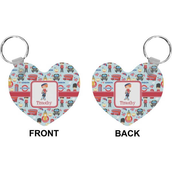 London Heart Keychain (Front + Back)