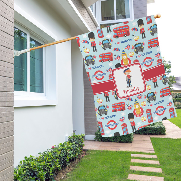 London House Flags - Double Sided - LIFESTYLE