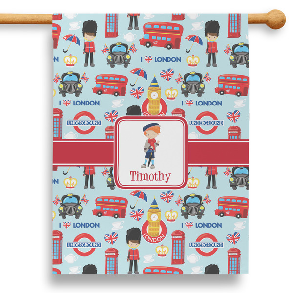Custom London 28" House Flag (Personalized)