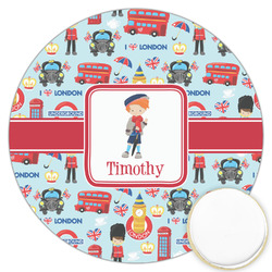 London Printed Cookie Topper - 3.25" (Personalized)
