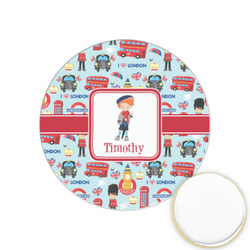 London Printed Cookie Topper - 1.25" (Personalized)