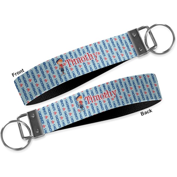 London Key-chain - Metal and Nylon - Front and Back
