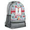 London Large Backpack - Gray - Angled View