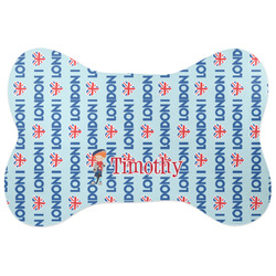 London Bone Shaped Dog Food Mat (Personalized)