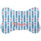 London Bone Shaped Dog Food Mat (Large) (Personalized)