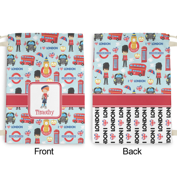 London Large Laundry Bag - Front & Back View