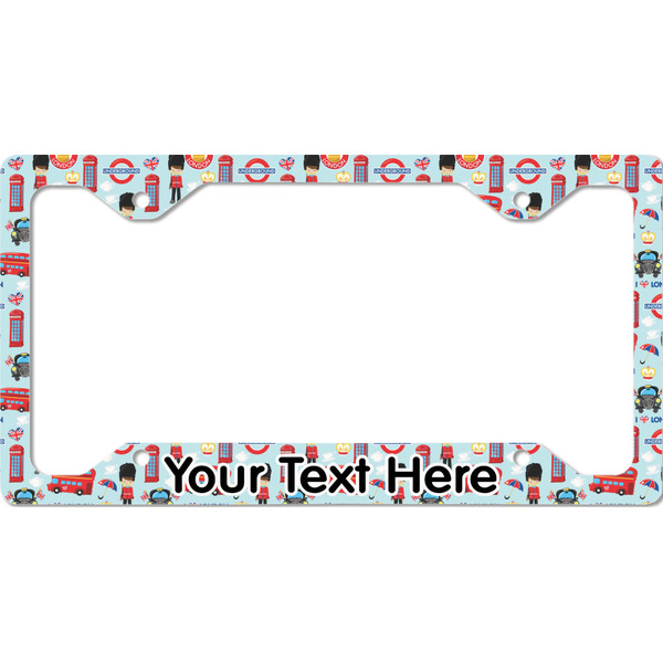 Custom London License Plate Frame - Style C (Personalized)