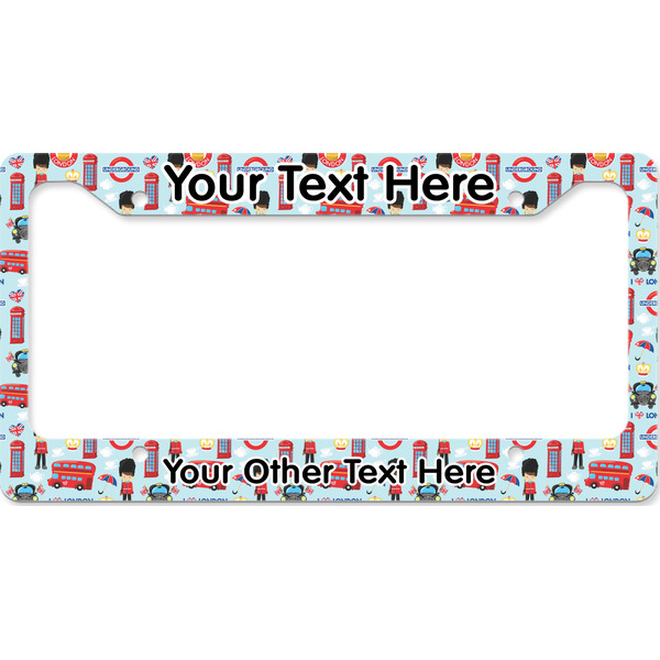 Custom London License Plate Frame - Style B (Personalized)
