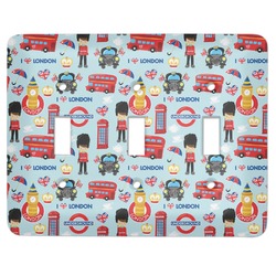 London Light Switch Cover (3 Toggle Plate)