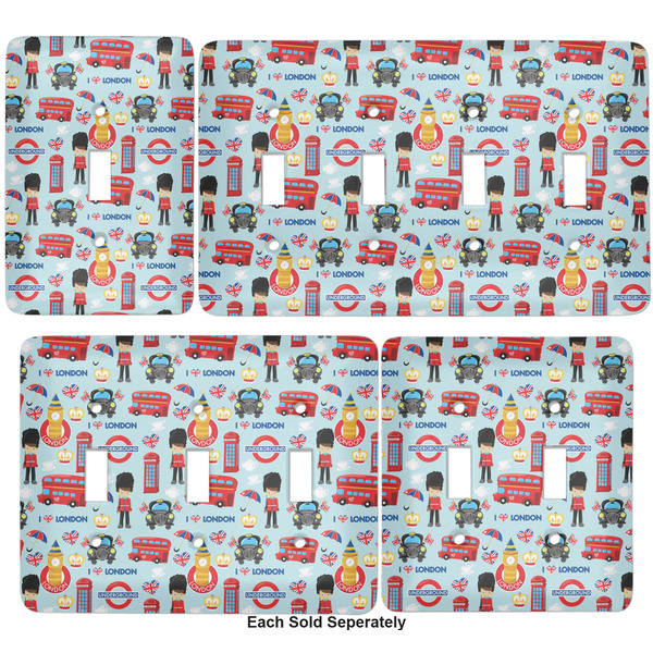 London Light Switch Covers all sizes
