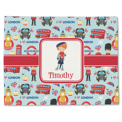 London Single-Sided Linen Placemat - Single w/ Name or Text