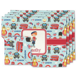 London Linen Placemat w/ Name or Text