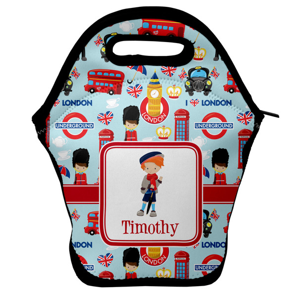 Custom London Lunch Bag w/ Name or Text