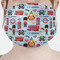 London Mask - Pleated (new) Front View on Girl