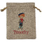 London Burlap Gift Bag (Personalized)