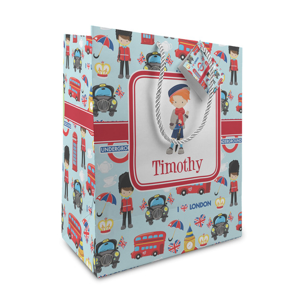 Custom London Medium Gift Bag (Personalized)