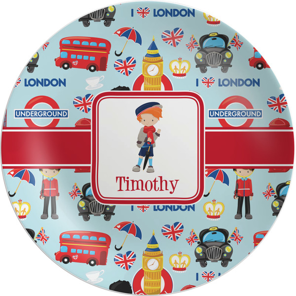 Custom London Melamine Salad Plate - 8" (Personalized)