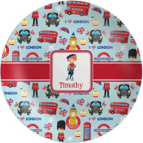 Custom London Melamine Plate (Personalized)