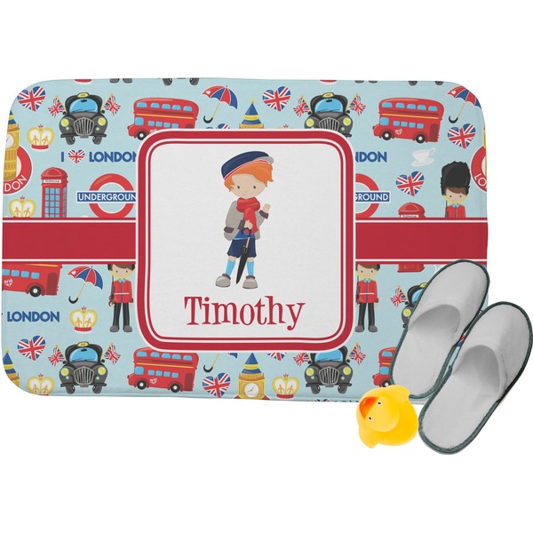 Custom London Memory Foam Bath Mat (Personalized)