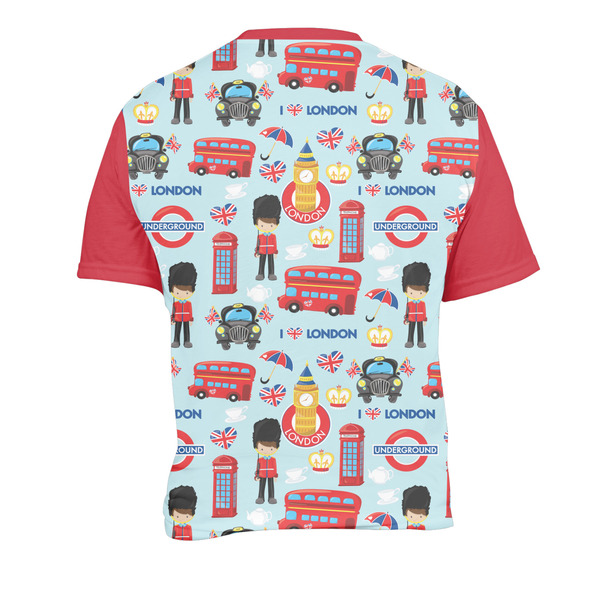 London Men's Crew Neck T Shirt Medium - Back