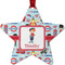 London Metal Star Ornament - Double Sided w/ Name or Text