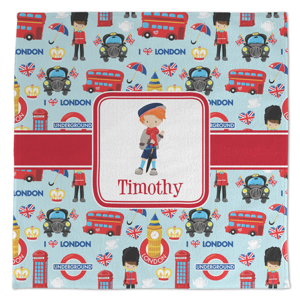 Custom London Microfiber Dish Towel (Personalized)