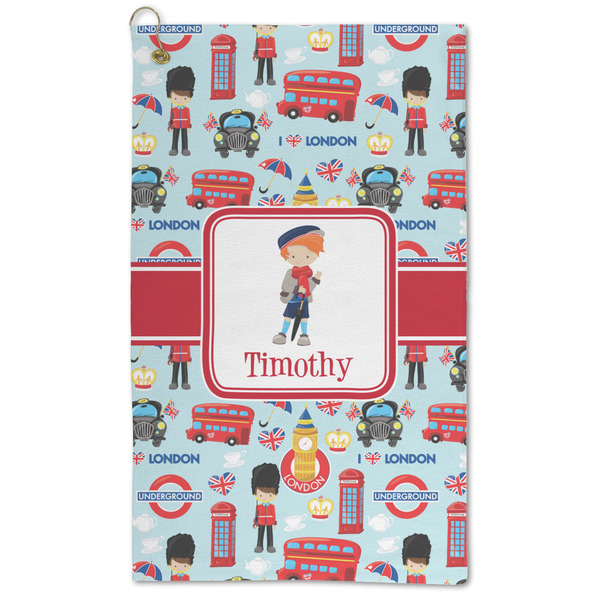 Custom London Microfiber Golf Towel - Large (Personalized)