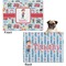 London Microfleece Dog Blanket - Regular - Front & Back