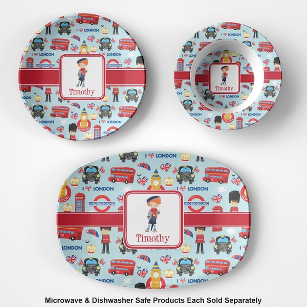 London Microwave & Dishwasher Safe CP Plastic Dishware - Group