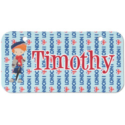 London Mini/Bicycle License Plate (2 Holes) (Personalized)