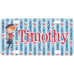 London Mini / Bicycle License Plate (4 Holes) (Personalized)