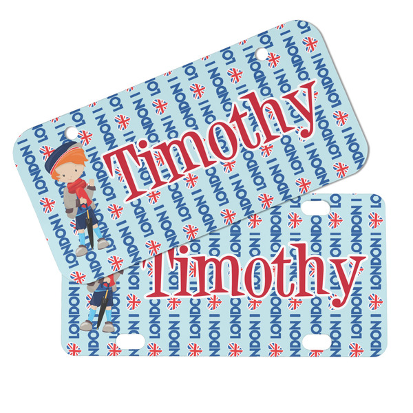 London Mini License Plates - MAIN (4 and 2 Holes)