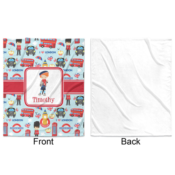 London Minky Blanket - 50"x60" - Single Sided - Front & Back