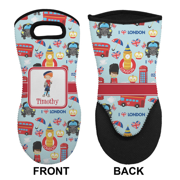 London Neoprene Oven Mitt (Front & Back)