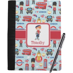 London Notebook Padfolio - Large w/ Name or Text