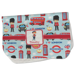 London Burp Cloth - Fleece w/ Name or Text