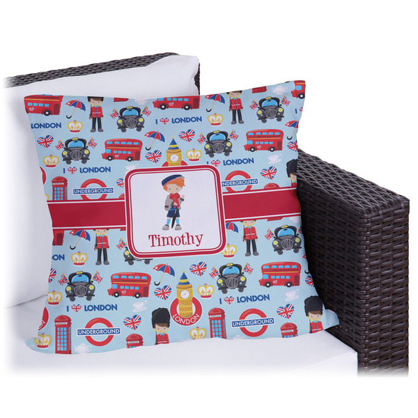 Custom London Outdoor Pillow - 16" (Personalized)